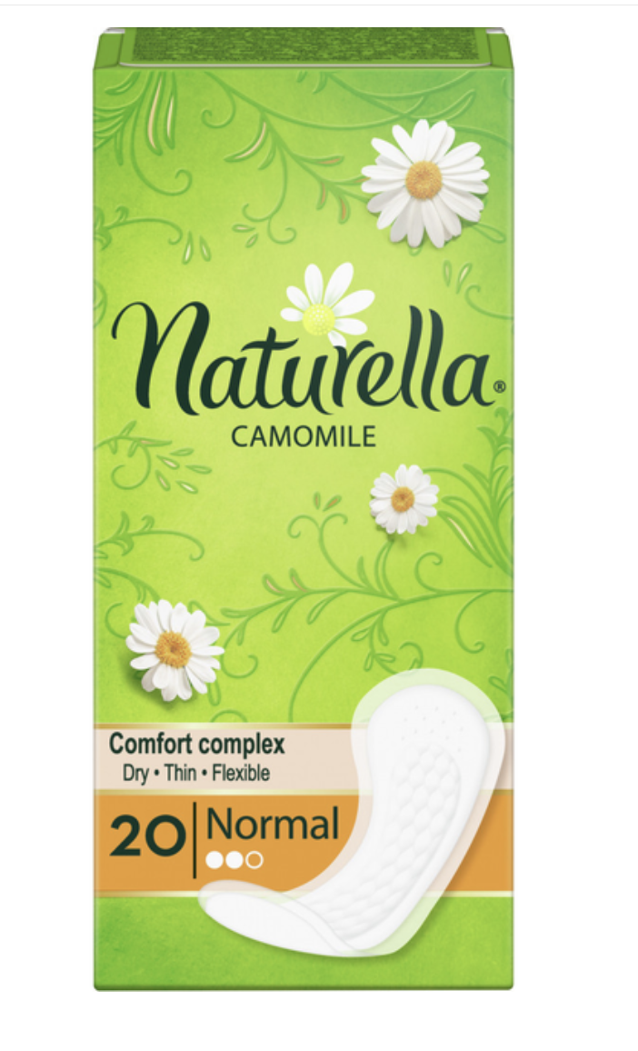 Гігієнічні прокладки NATURELLA щоденні ароматизовані Camomile Нормал Single 20шт